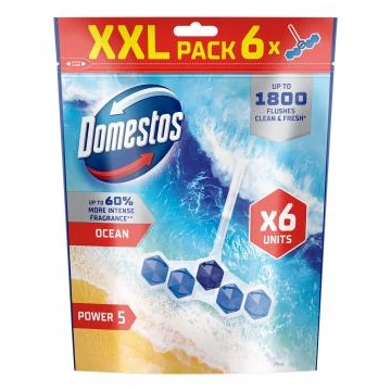 Domestos Power5 WC frisstő blokk Ocean 6*50 g