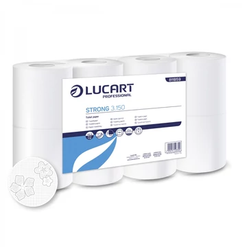 Lucart Strong 3.150 toalettpapír, 8 tekercs/csomag