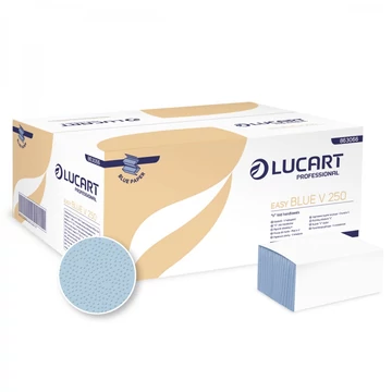 Lucart Easy Blue V 250 hajtogatott kéztörlő