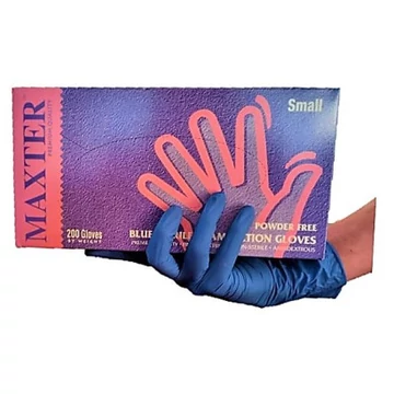 Maxter nitril kék púdermentes 3,6g 200 db-os gumikesztyű