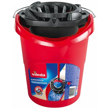 Vileda Supermop vödör csavarókosárral